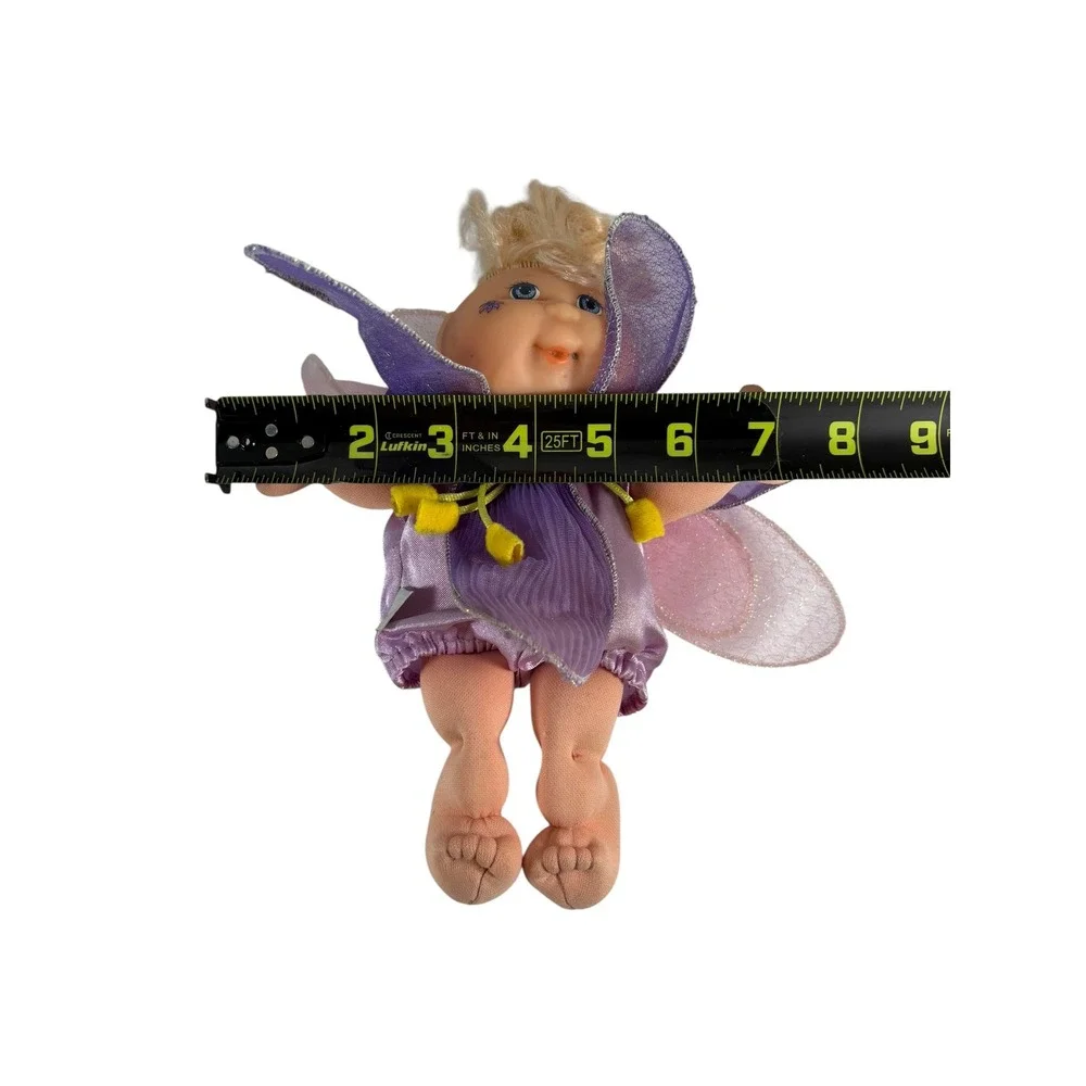Cabbage Patch Kids Fairy Doll Kids 9 Inch Purple Excellent Iridescent Wings